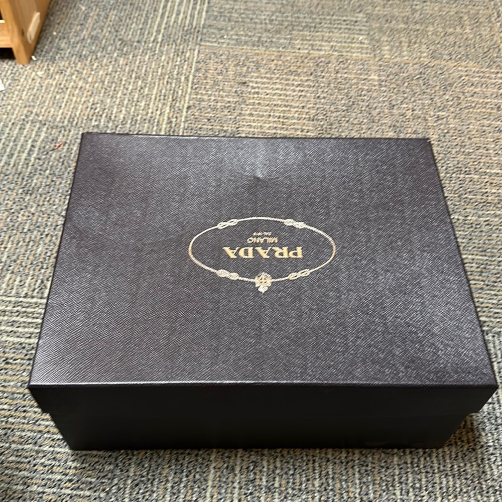 Prada Monolith brushed leather loafers
